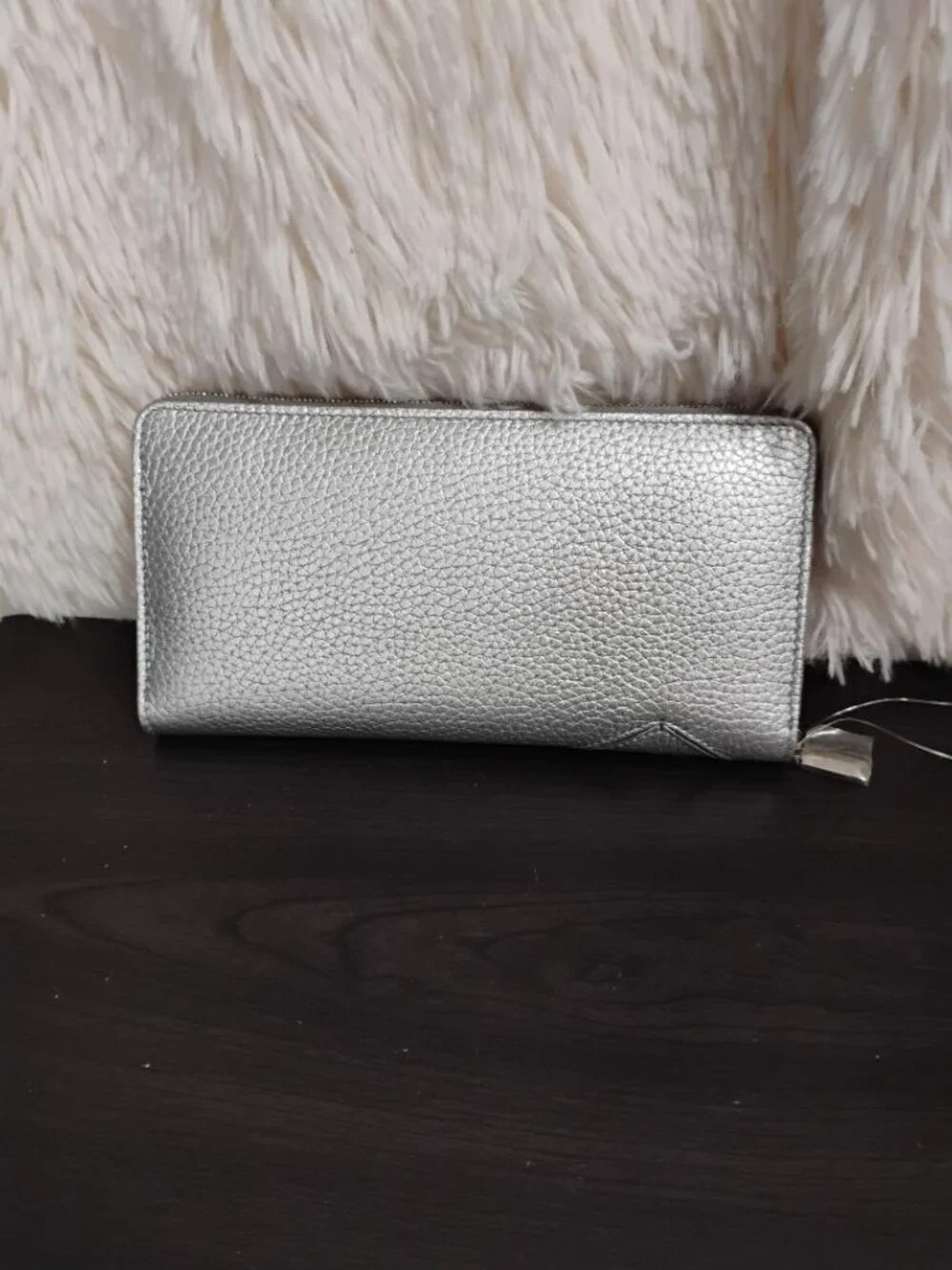Tiffany & Co. Return to Tiffany Silver Long Zippy Wallet NWT